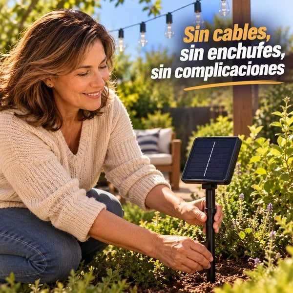Oferta 2x1: Guirnalda Solar - Ilumina el ambiente sin gastar
