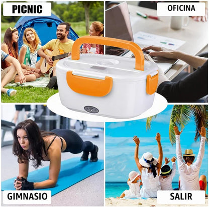 Lonchera Eléctrica Portátil – Calienta tu Comida Donde Estés