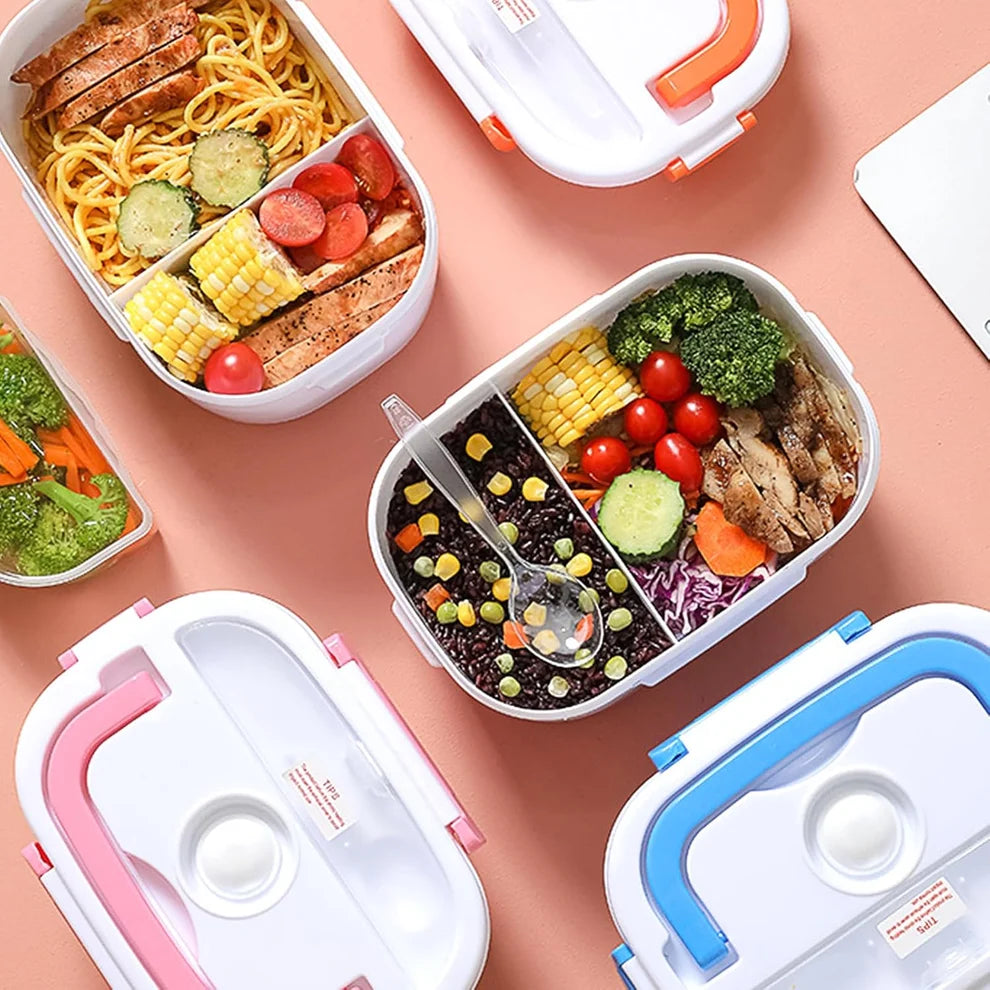 Lonchera Eléctrica Portátil – Calienta tu Comida Donde Estés