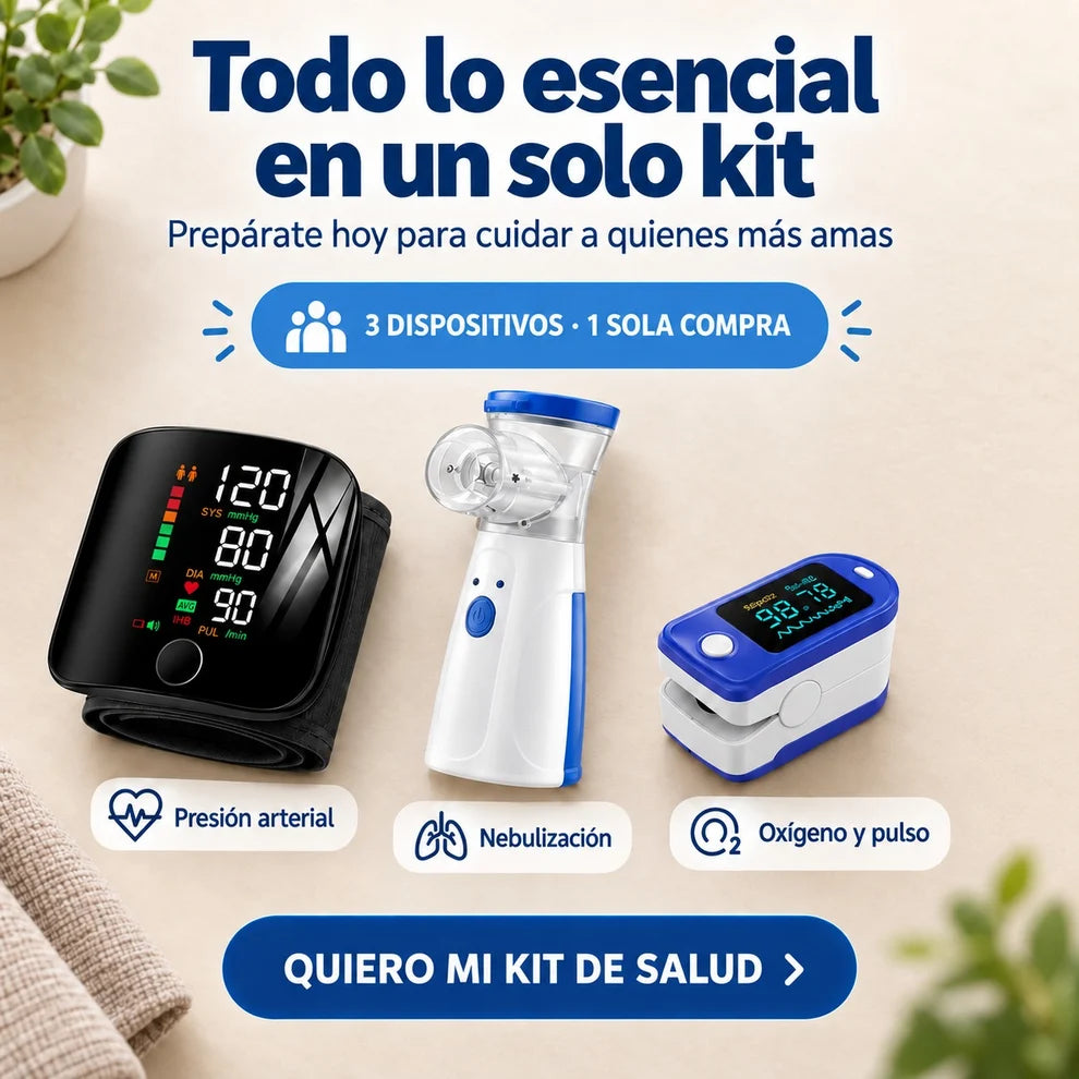 Kit Tensiómetro y Nebulizador + Oxímetro de regalo🎁