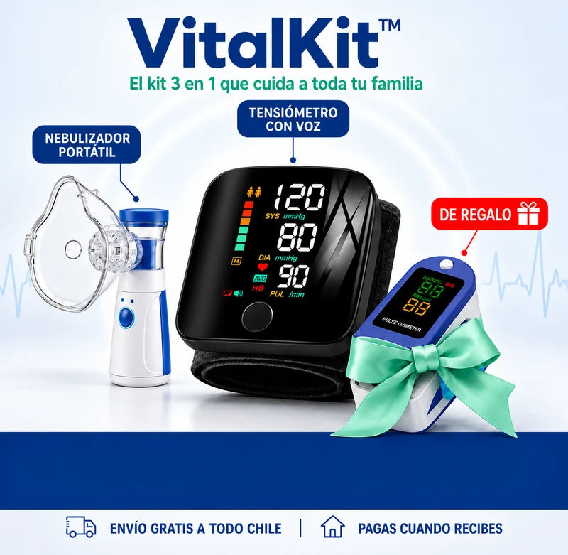 Kit Tensiómetro y Nebulizador + Oxímetro de regalo🎁