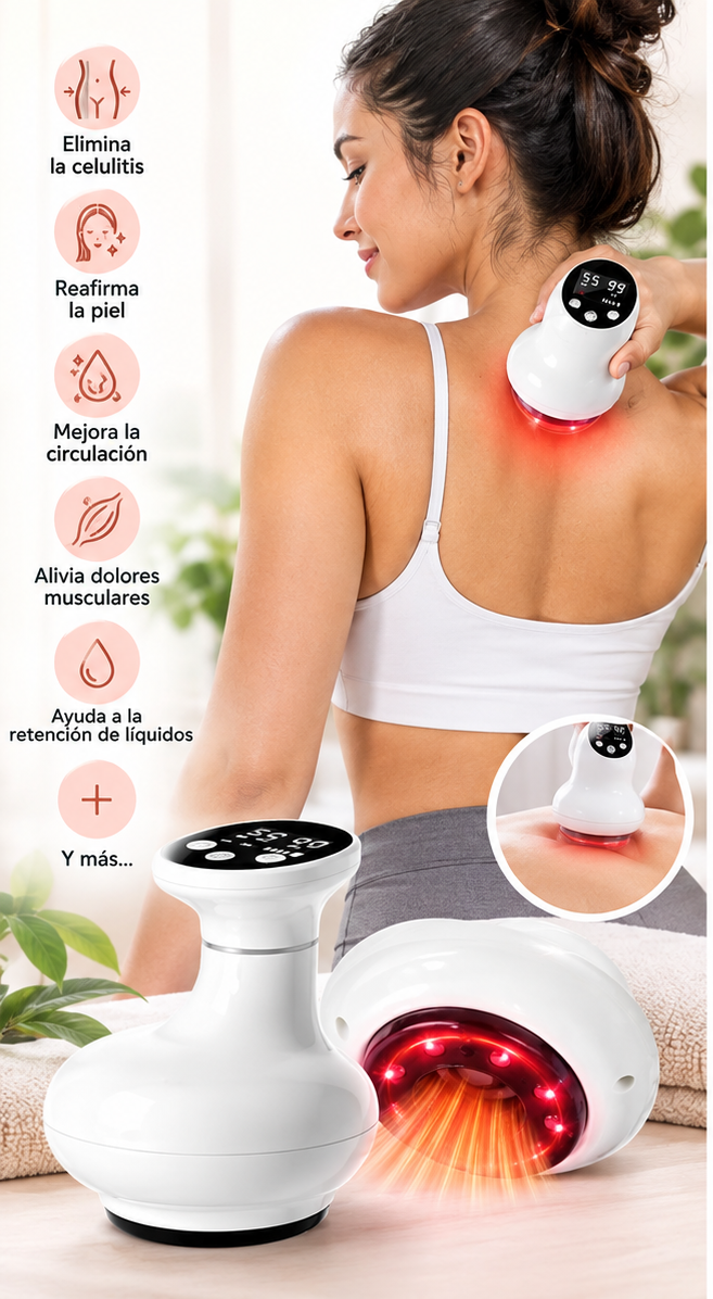 Ventosa Anti-Celulitis Eléctrica – Piel Lisa, Masajes y Glúteos Firmes
